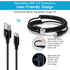 Samsung S24 Ultra Coiled USB C to USB A Cable Fast Charging for Galaxy S24+/S23/S22/S21,A14/A54,3FT Retractable Android Phone Car Charger Cord for...