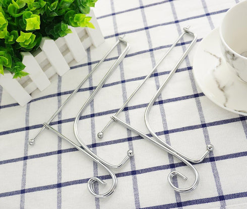 Artliving Metal Plate Stands for Display - 8-Inch Adjustable Easel Holders for Decorative Plates, Picture Frames and Cookbooks - Silver (2-Pack)...