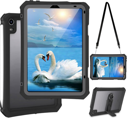 for iPad Mini 6 Case - Waterproof Case for iPad Mini 6th Generation 2021 8.3 Inch Shockproof Full Body Protection 6th Gen iPad Mini 6 Tablet Case ...