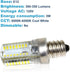 HQRP E12 Candelabra Base LED Bulb Cool White AC 110V compatible with LG 6913EL3001A / 6913EL3001E / 6913EL3002A Dryer Light Bulb Replacement...
