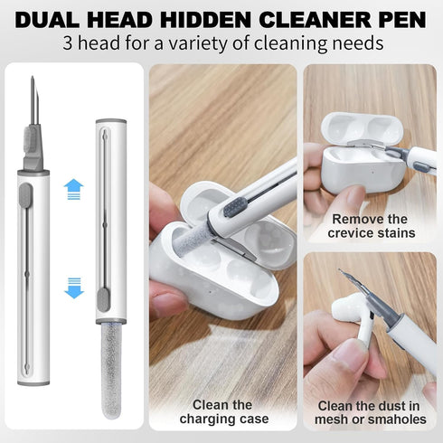 4 Pairs Replacement Ear Tips for AirPods Pro and AirPods Pro 2 with Noise Reduction Hole, Non-Slip Soft Silicone Ear Tips for AirPods Pro, 3 in 1 ...