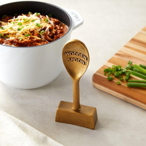 Golden Spoon Award Cooking Trophy for Chili Cook Off, Baking Contest, Best Cookie, Salsa Competition, Funny Food Prize (2.5x6.2x1 in, Bronze Metal...