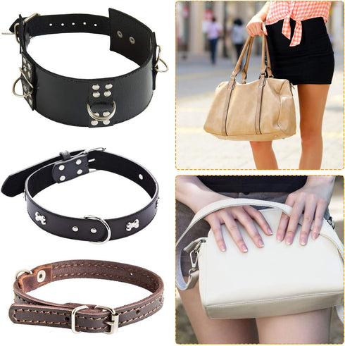 PAXCOO Purse Hardware, 50pcs Swivel Hook with D Rings for Purses, Keychain, Lanyard and Handbags (3/4 Inches)...