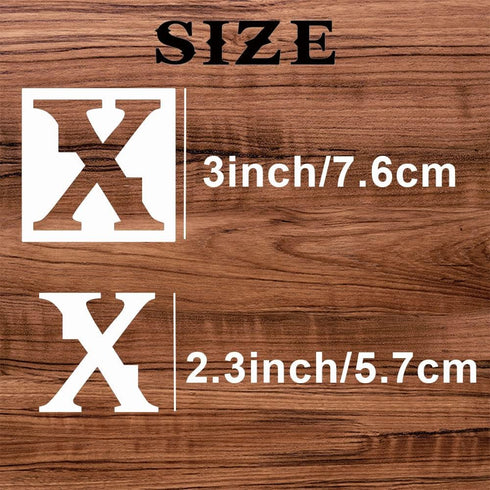 3inch Letter Stencils 36pcs Stencils Letter Alphabet Stencil Number Reusable&Flexible Stencils for Painting On Wood Wall Porch Fabric...