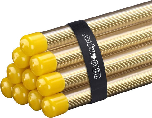 Extra Large 4 Pack 2 x 48 Inches Hook and Loop Strap, Reusable Fastening Cable Tie Down Straps by Wisdompro - Reusable, Durable Functional Cinch C...