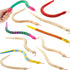 Gejoy 15 Pieces 12 Inch Wooden Snakes Unfinished Wiggly Jointed Flexible Wood Snakes to Paint Blank Canvas Animal Model for Arts and Crafts Hallow...