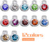 Aylifu Birthstone Charms Crystal Pendant Charms 12 Months Birth Charms for Necklace Bracelet Earring...
