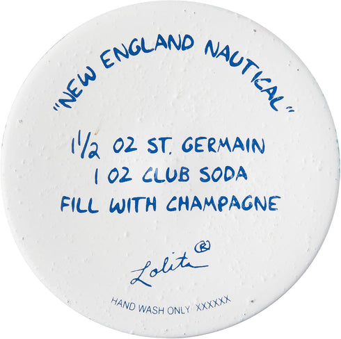 Enesco Lolita Designs Nautical Light House Hand-Painted Artisan Wine Glass, 15 Ounce, Multicolor...