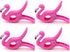 AUEAR, Lovely Towel Clips Chair Holders for The Beach or Home Patio Holiday Pool and Chaise Supplies Accessories Portable Secure (Pink Flamingo, 4...