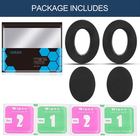 GVOEARS Cooling-Gel Earpads Cushions Replacement for Sennheiser HD650 / HD660 S / HD600 / HD6XX / HD58X / HD580 / HD565 / HD545 / HD535 Headphones...