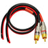 CESS-064-1f Speaker Cables to RCA Plugs Adapter, 2-Channel (1 Foot)...