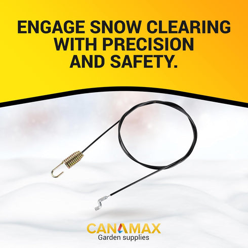 Canamax 946-04230B Auger Clutch Cable 47.5” Compatible with MTD Cub Cadet Snow Blower Thrower - Replace number parts 946-04230 946-04230A 746-0423...