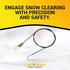Canamax 946-04230B Auger Clutch Cable 47.5” Compatible with MTD Cub Cadet Snow Blower Thrower - Replace number parts 946-04230 946-04230A 746-0423...