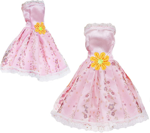 BJDBUS 6 Pcs Ball Mini Gown Dress for 11.5 inch Girl Doll Clothes Playset...