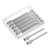 12pcs 10Gauge Stainless Steel Dispensing Needles, 1 1/2" All Metal Glue Needle Tube Blunt Tips Luer Lock for Thick Liquids, Ink, Glue, Lab Use...