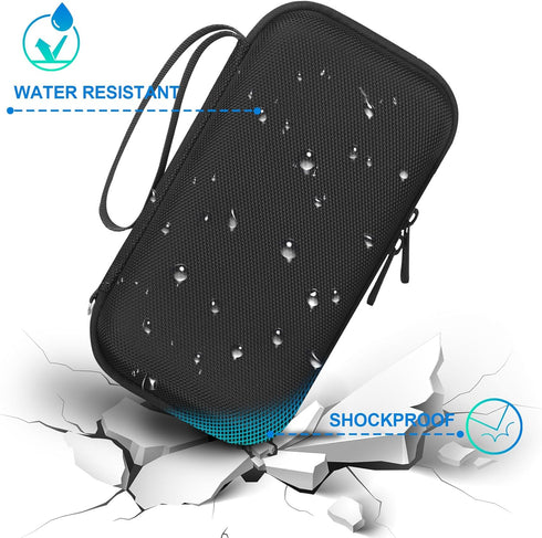 BOVKE Carrying Speaker Case for Tribit StormBox Flow Bluetooth Portable Speaker, Extra Mesh Pocket for Bluetooth Speakers Charger, Charging Cables...