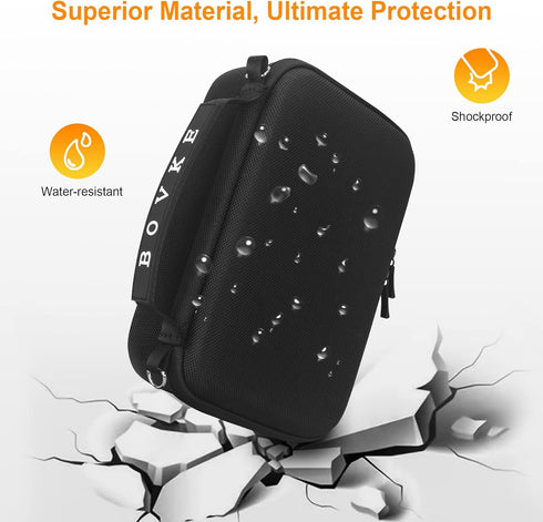 BOVKE Carrying Case for Sony ZV-1 / ZV-1F / ZV-1 II Vlog Digital Camera & Bluetooth Grip Vlogger Accessory Kit for Vlogging YouTube Live Video Str...