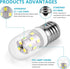 E17 LED Bulb Microwave Oven Light 8206232A Super Power Saving Multiple Purpose Appliance Bulb-3W(Equal to 40W Incandescent) 380LM 6000K Daylight W...