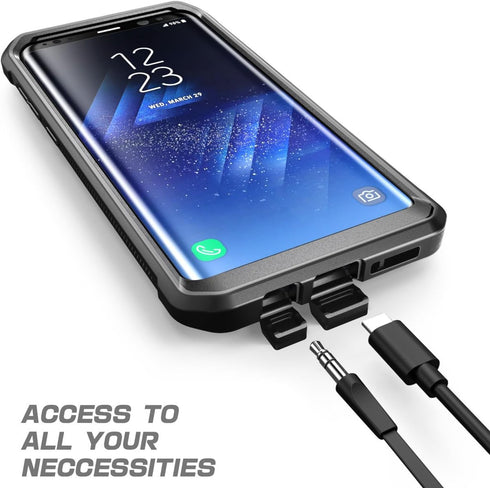 SUPCASE Unicorn Beetle PRO Series Phone Case for Samsung Galaxy S8, Full-Body Rugged Protective Case for Galaxy S8 2017 (Black)...