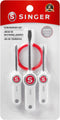 SINGER 3-Piece Screwdriver Set - Includes; 2 Flat head, 1 Phillips head...