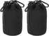 PATIKIL Camera Lens Bag, 2 Pcs 3.5" IDx7.1 H Drawstring Lens Pouch with Thick Protective Neoprene, Lens Case for DSLR Camera Lens, Water Coffee Cu...