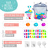 Comfylife Baby Bath Toy Organizer - Bath Toy Storage for Shower - Bathtub Toy Organizer includes Foam Bath Toys (Numbers & Letters & Squirty Toys)...