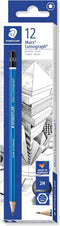 Staedtler Mars Lumograph 2H Graphite Art Drawing Pencil, Medium Hard, Break-Resistant Bonded Lead, 12 Pack, 100-2H...