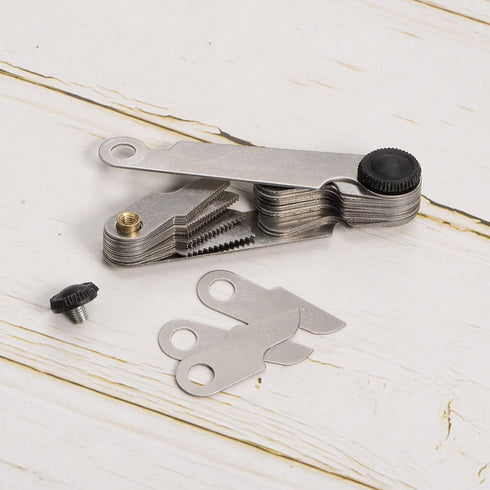 British Whitworth 4G-62G Screw Thread Pitch Gauge Tool Pitch Cutting Gauge Caliper Gauges Measuring Tool for Industrial Measurement...