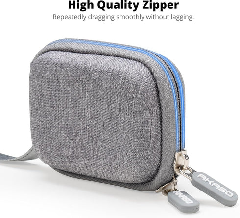 AKASO Protective mini Carrying Case for GoPro Hero12/11/10/ 9 EK7000/Brave 4/Brave 7 LE/Brave 7/DJI/Apexcam Action Camera...