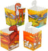 BLUE PANDA Bulk Dinosaur Popcorn Boxes & Bags for Candy, Snacks, and Kid's Birthday Party Supplies - 60-Pack Dino-Themed Popcorn Bags (4 Designs)...