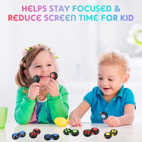 15 Pcs Pad Portable Controller Classic Retro Game Controller Toy Handheld Toy Controller with 8 Functions Controller Game Pad for Teens Relieve St...