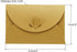 PATIKIL Mini Envelopes, 50 Pack Heart Clasp Tiny Items Storage Cute Present Card Holder for Wedding Greeting Party, Golden...