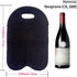 2 Bottle Wine Carrier Tote Bag for 750ML Wine Bottles, Neoprene Wine Bottle Travel Protector Bags, Reusable Insulated Wine Bag Tote Gift Bags for ...