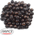 100pcs Natural Wooden Beads Round Ball Spacer Beads Decoration Accessories for Jewelry Making Finding Charms(14mm)...