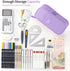 CICIMELON Large Pencil Case Big Storage Pen Pouch Bag with Compartment for School Supplies Office College Teen Boys Girls Adults, Upgraded Purple...