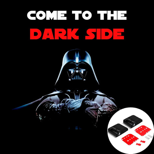 2pcs for Vader 3D Magnetic Car Door Step LED Welcome Logo Shadow Ghost Light Projector Lamp fits All Car Models (Star Wars Darth Vader)......
