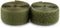 1 Inch Wide Olive Drab Sew on Hook and Loop Tape Non-Adhesive 1 Yd Length Green Nylon Hook Loop Tape Fabric Fastener Set for Military Form Bags Cl...