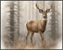 Posterizer 1 pcs- Beautiful deer standing in a foggy jungle-Art for Animal Lovers-Landscape & Nature Art- Gift for Men Women Teens-decor for Bedro...
