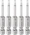 5pcs H2 Hex Screwdriver Bit 1/4" Hex Shank 2" Length Magnetic Screw Driver Power Tool...