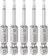 5pcs H2 Hex Screwdriver Bit 1/4" Hex Shank 2" Length Magnetic Screw Driver Power Tool...