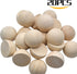 Natural Half Wooden Balls,20pcs 35mm Diameter Unfinished Wooden Balls Split Wood Beads No Holes Hemisphere Wood Ball Crafts Supplies for DIY Proje...