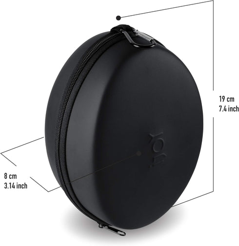 iJoy Hard Headphone Travel Case for Foldable Rechargeable Wireless iJoy Headphones- Portable, Universal Hard EVA Shell Storage Bag with Zipper for...