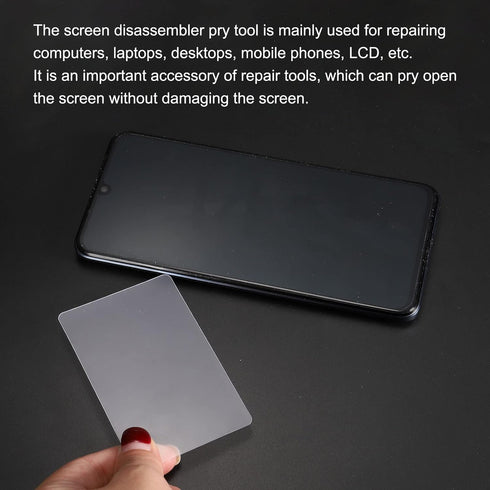 PATIKIL Plastic Opening Card 10pcs 0.26mm Ultra Thin Flexible Pry Opening Tool for LCD Screen Mobile Phone Repair...