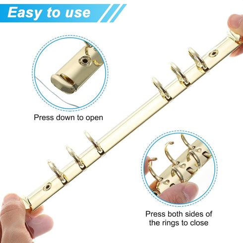 PATIKIL A7 Clear Binder Cover, Soft PVC Loose Leaf Binder Protector Refillable Notebook Shell with Snap Button Closure for DIY Meeting Notebook Fo...