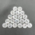 20 Pieces Genuine White Mother of Pearl Buttons for Shirts Dresses Polo DIY Craft (Diameter 11.5MM) MOP 2 Holes Buttons...