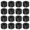 16pcs Rubber Spacer 1 Inch OD 0.4 Inch ID 0.6 Inch Thick Neoprene Round Anti Vibration Isolation Pads Isolator Rubber Washers Bushings for Home Ca...