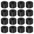 16pcs Rubber Spacer 1 Inch OD 0.4 Inch ID 0.6 Inch Thick Neoprene Round Anti Vibration Isolation Pads Isolator Rubber Washers Bushings for Home Ca...