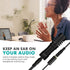 Movo TCB1 3.5mm TRS (Female) Microphone to TRRS (Male) Smartphone Adapter with Headphone Jack for iPhone and Android...
