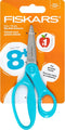 Fiskars 6" Big Kids Scissors, For Ages 8+, For School or Crafting, Turquoise...