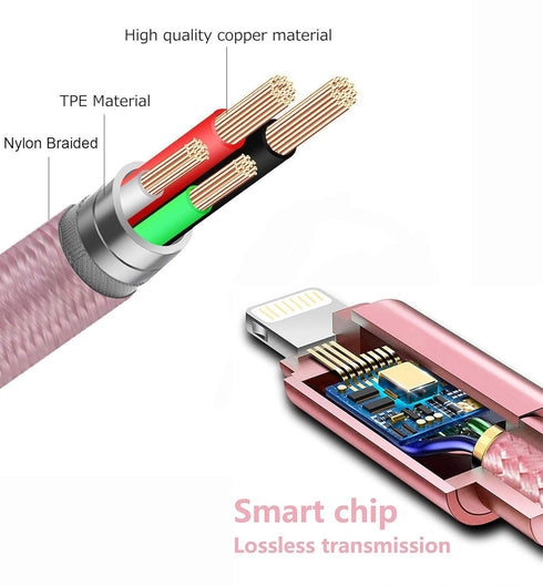 Aux Cord for iPhone, Lightning to 3.5mm Audio Nylon Braided Cable for iPhone 12 11 XS XR X 8 7 6 iPad iPod to Car/Home Stereo/Headphone/Speaker, A...